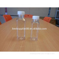 250ml and 350ml french clear square plastic juice bottles